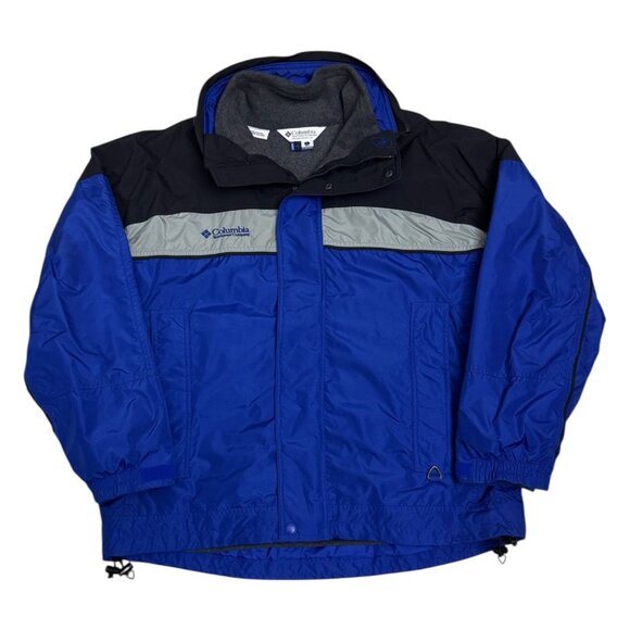 COLUMBIA BUGABOO 2-in-1 Core Interchange Waterproof Ski Snowboard Jacket Mens L - Picture 1 of 8